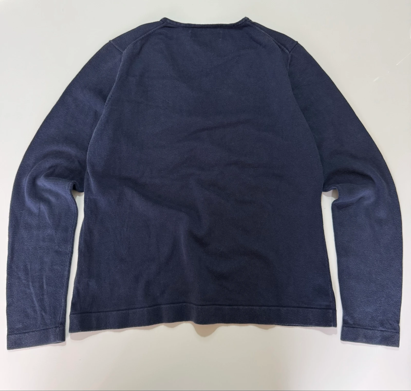 Vintage Tommy Hilfiger Golf V-Neck Sweater Navy Blue Size G – photo 12
